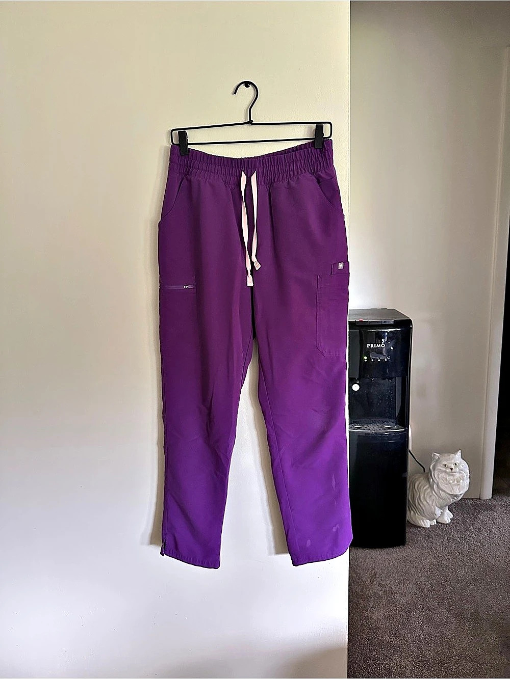 FIGS Technical Collection Magic Purple Straight Leg Pants Medium